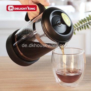 Kaffeekanne aus Glas Französischer Kaffeekolben